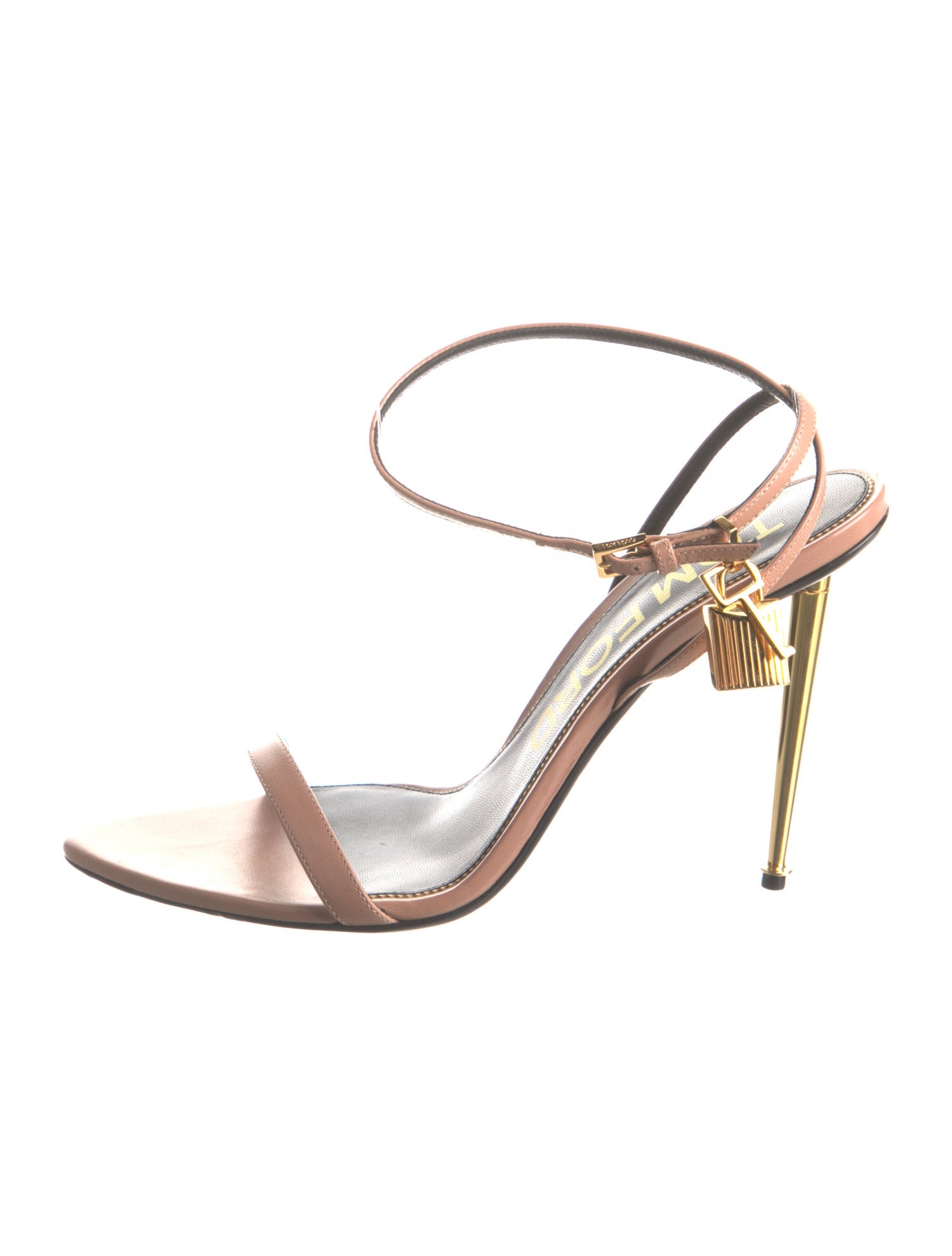 サンダル・ミュール Tom Ford Slingback Python Sandal Tom Ford Slingback Python Sandal in Metallic | Lyst