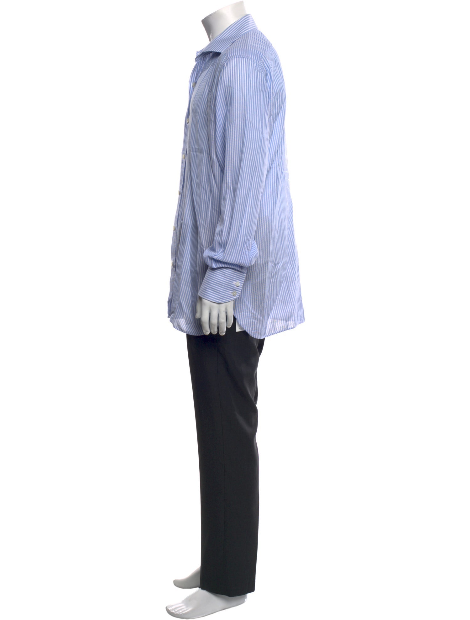 Tom Ford Striped Long Sleeve Dress Shirt