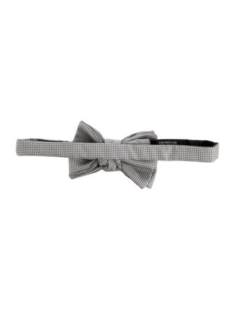 Tom Ford Tom Ford Silk Pattern Print Bow Tie