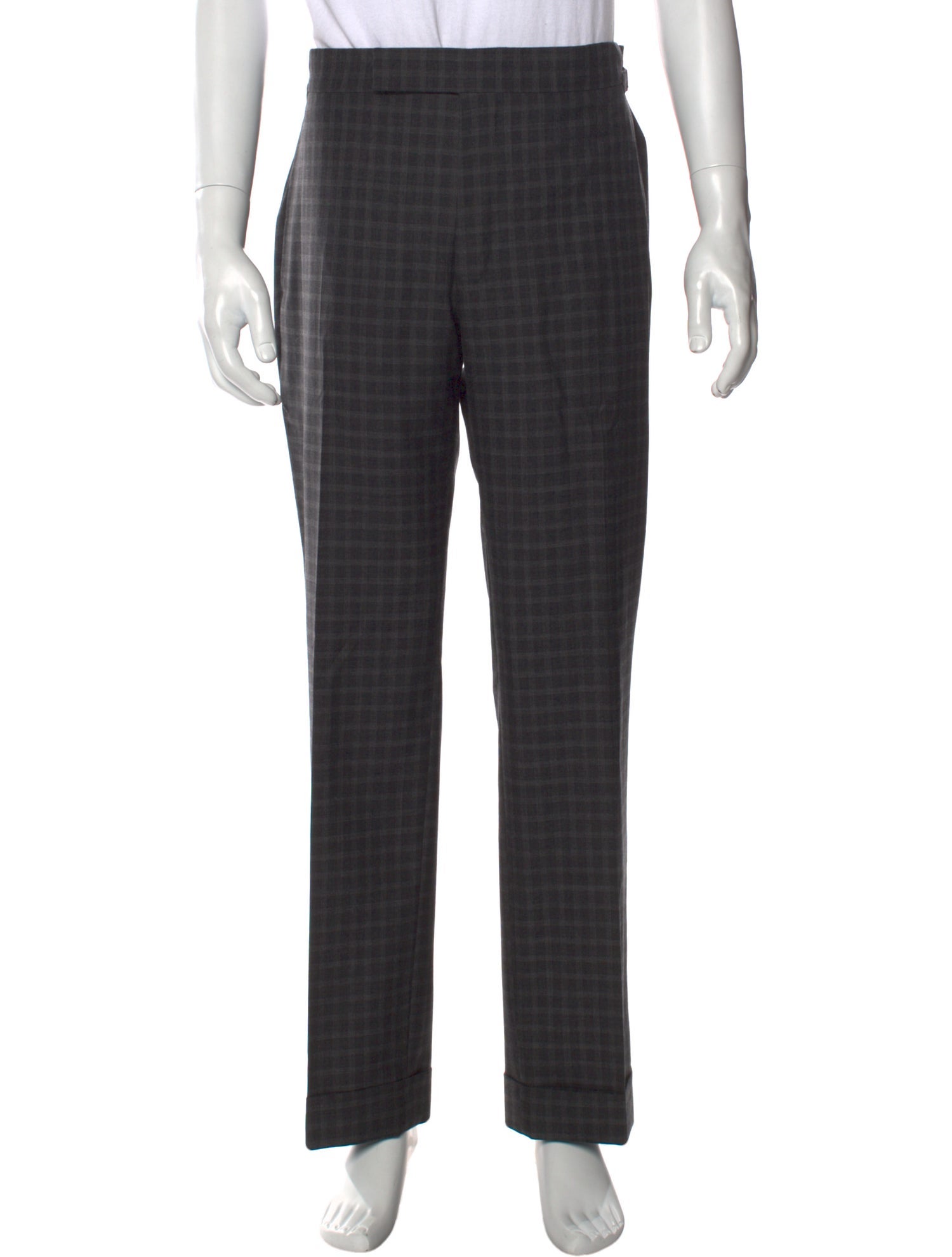 Tom Ford Plaid Print Pants