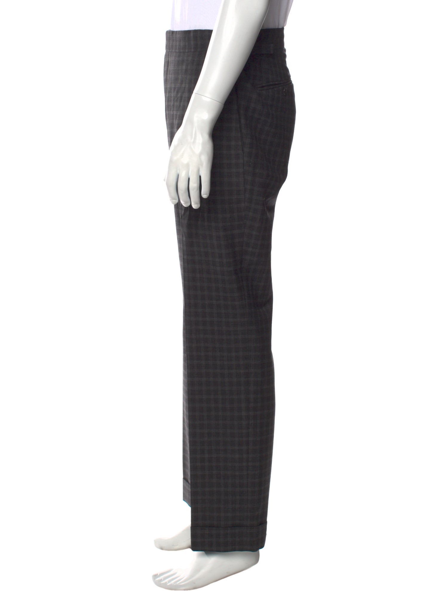 Tom Ford Plaid Print Pants