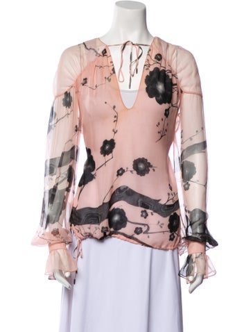 Tom Ford Tops Vintage Silk Blouse Us4, It40 | S