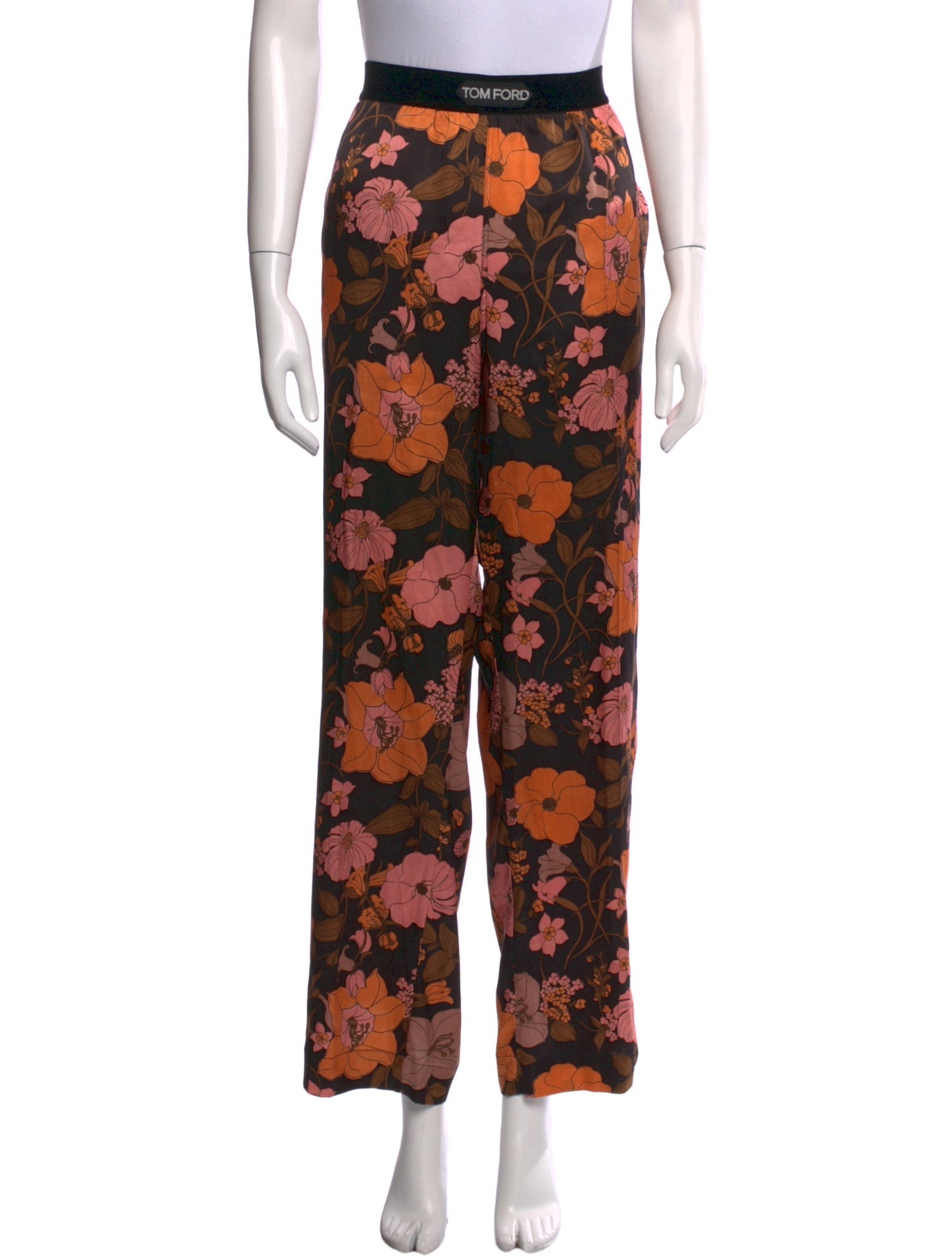 Tom Ford Silk Wide Leg Pants