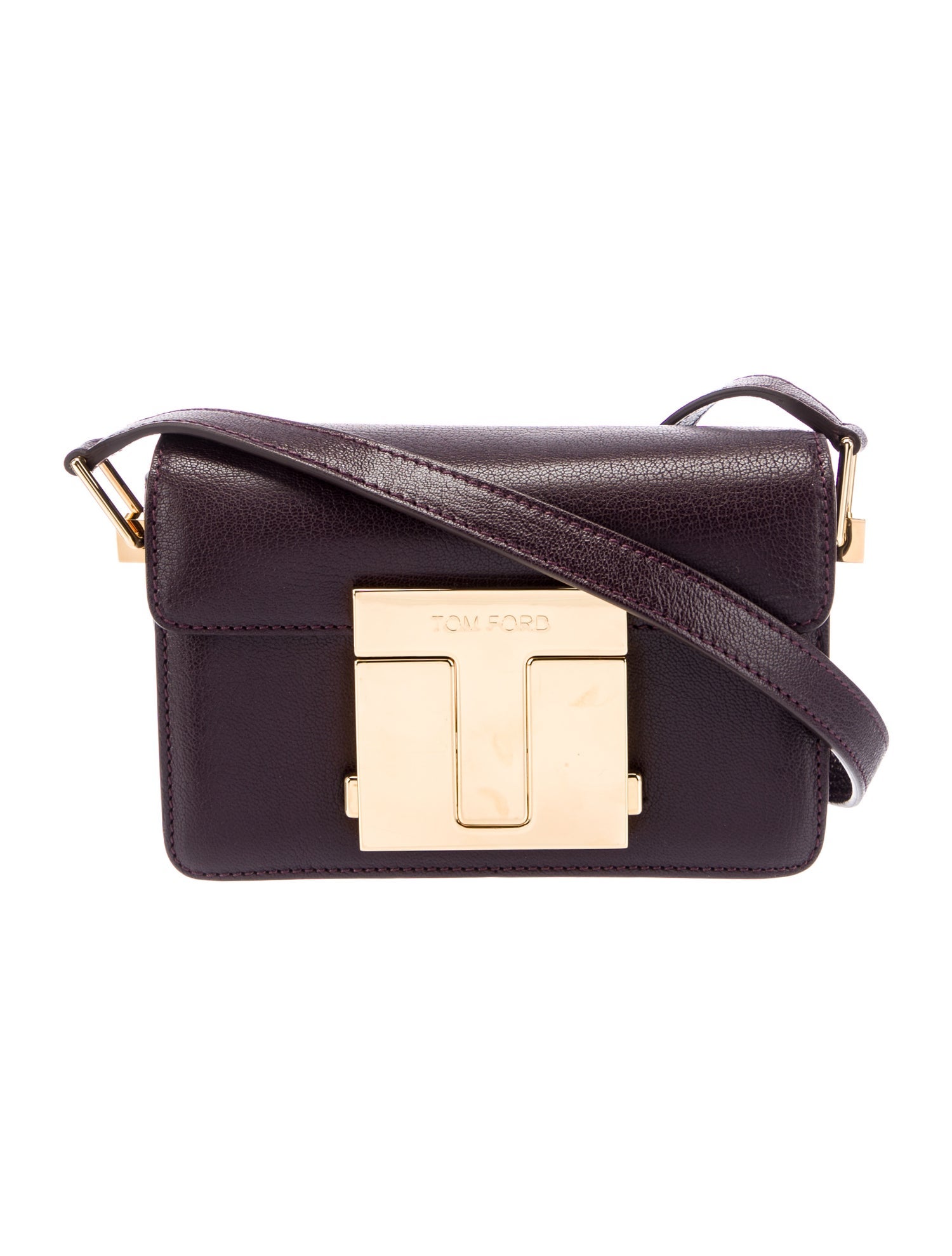 【関税＆送料込み】Tom Ford Small Shoulder Bag TOM FORD Small Wallis Crocodile-Embossed Leather Shoulder