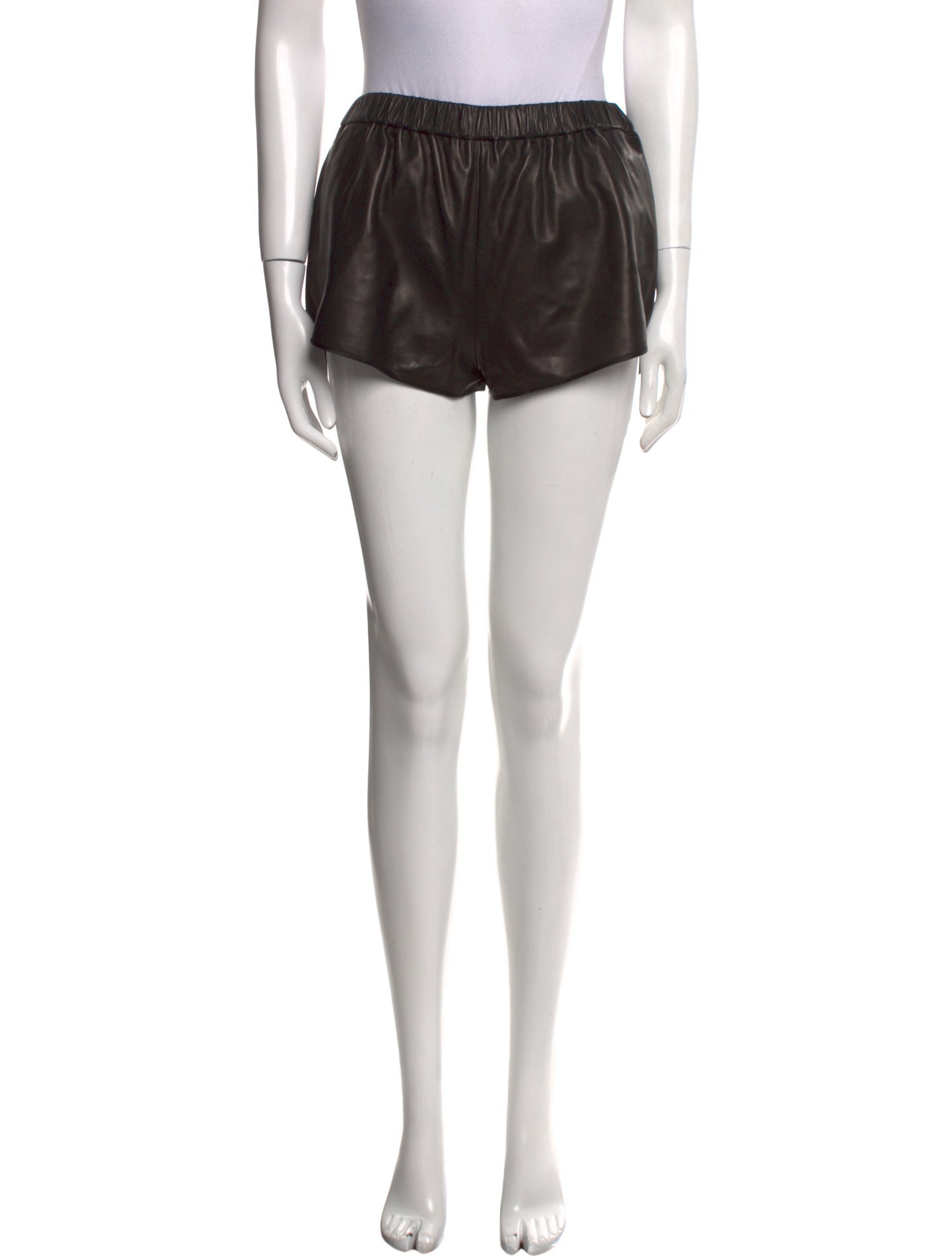Tom Ford Lamb Leather Mini Shorts