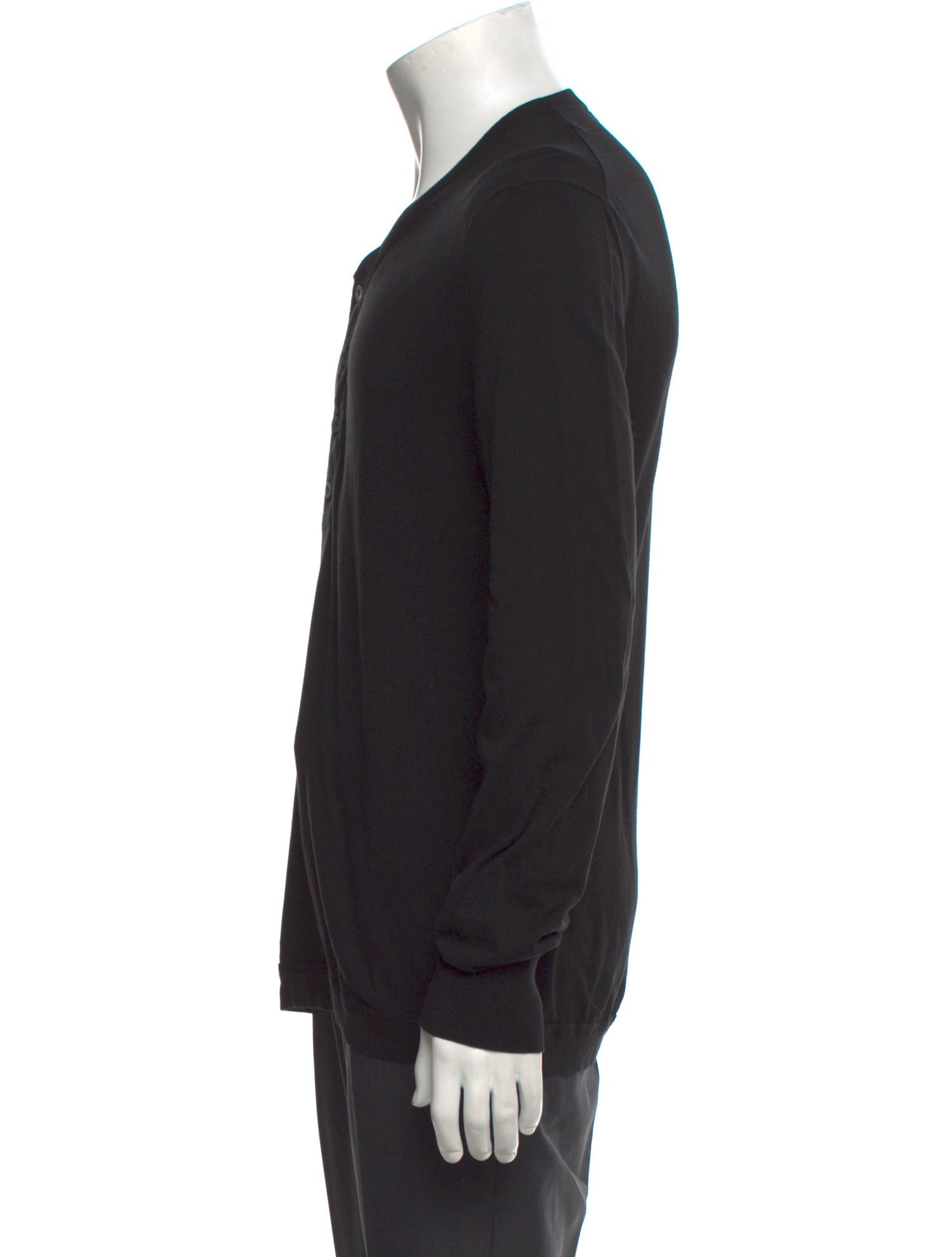 Tom Ford V-Neck Long Sleeve Polo Sweater