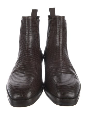 Tom Ford Crocodile Chelsea Boots