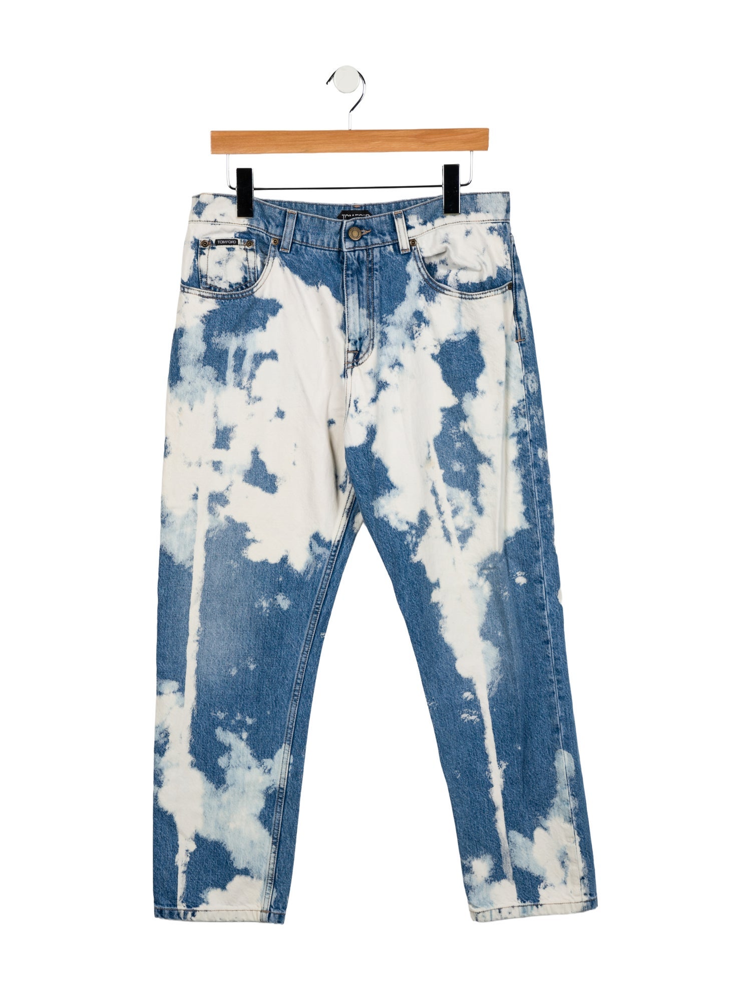 Tom Ford High-Rise Straight Leg Jeans