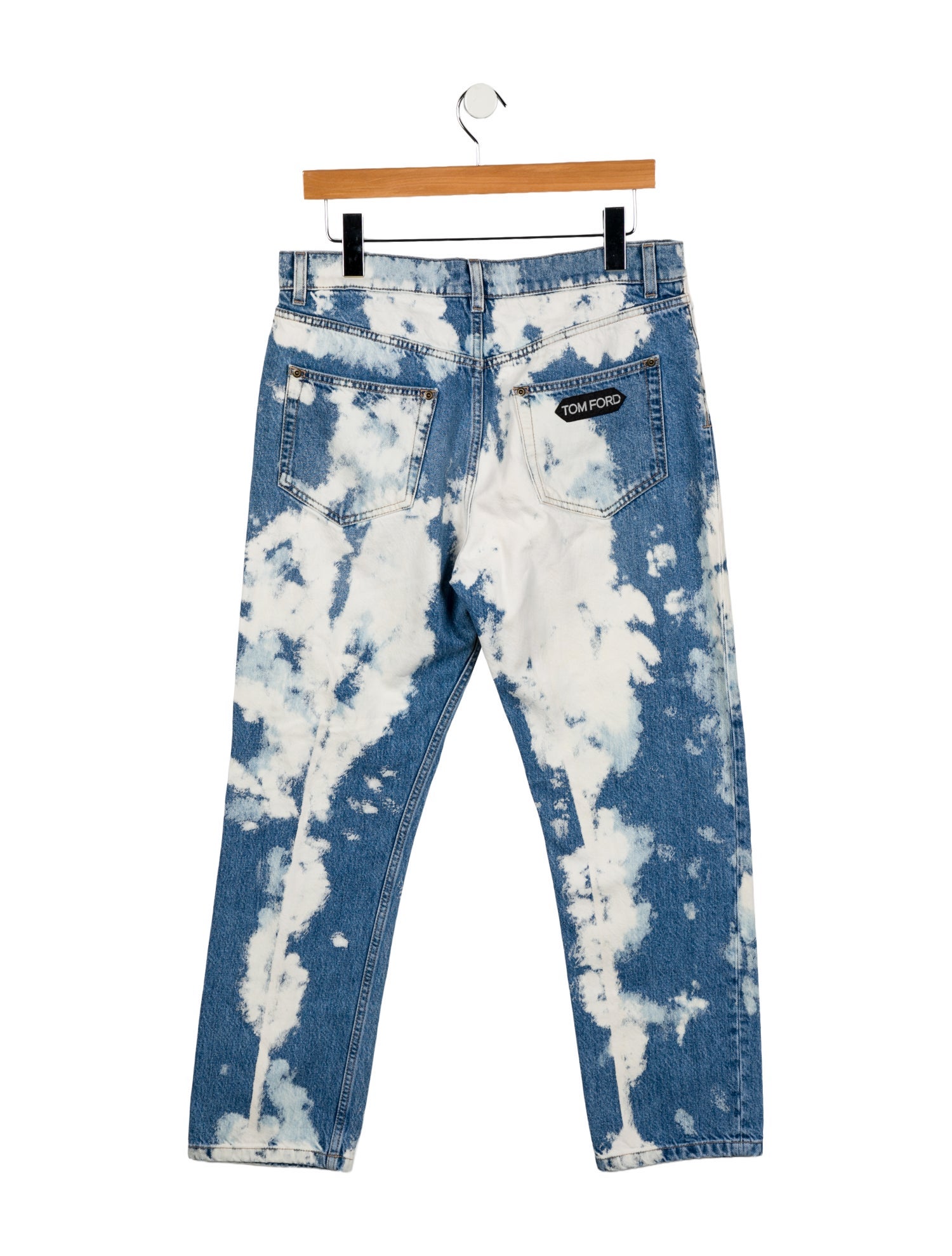 Tom Ford High-Rise Straight Leg Jeans