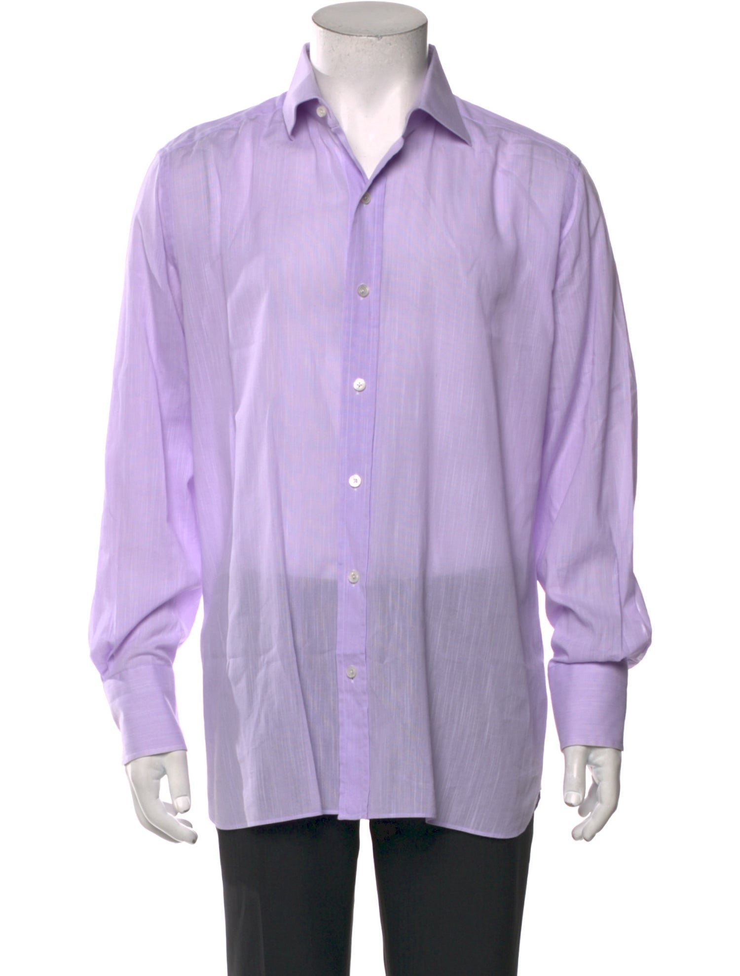 Tom Ford Striped Long Sleeve Dress Shirt