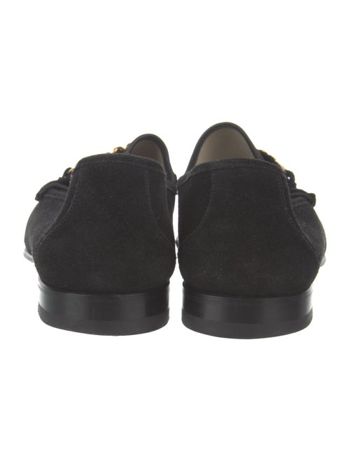Tom Ford Suede Chain-Link Accents Loafers
