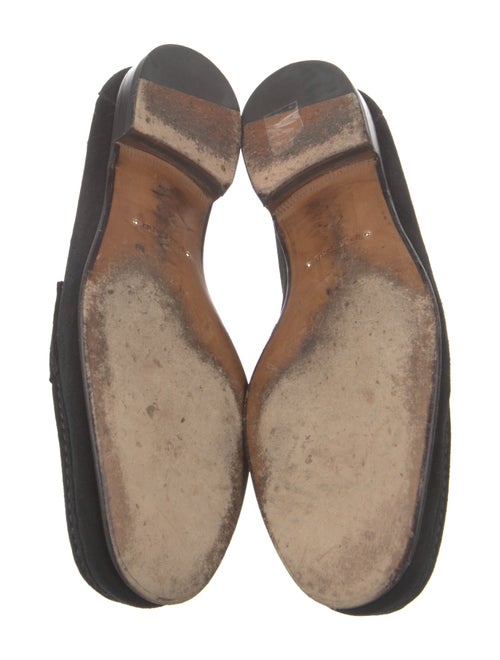 Tom Ford Suede Chain-Link Accents Loafers