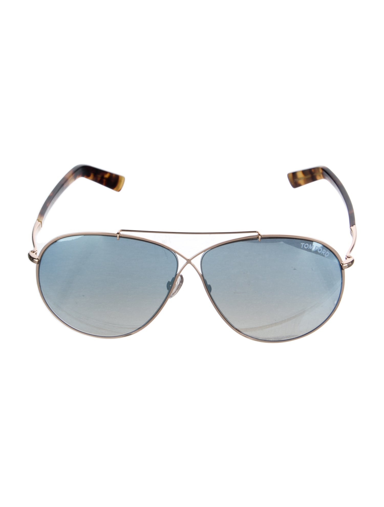 Tom Ford Aviator Mirrored Sunglasses