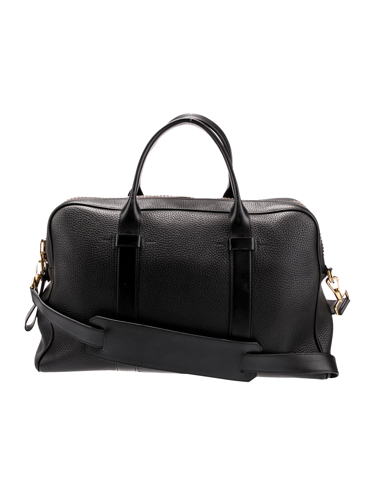 Tom Ford Leather Weekender Bag