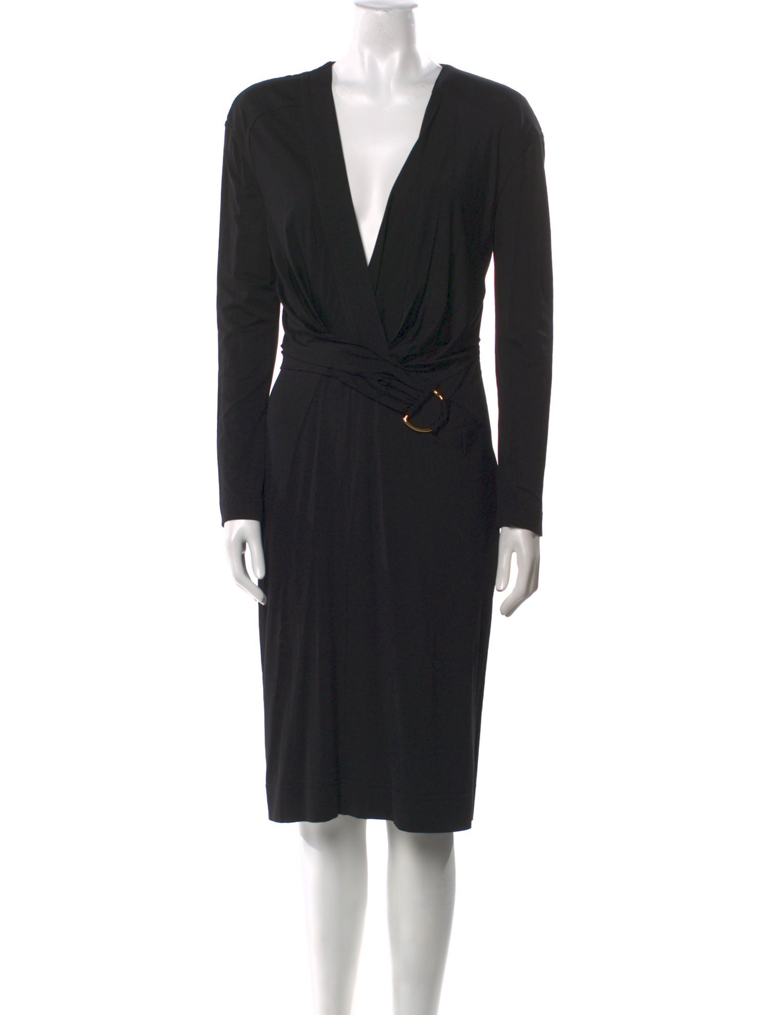 Tom Ford V-Neck Midi Length Dress