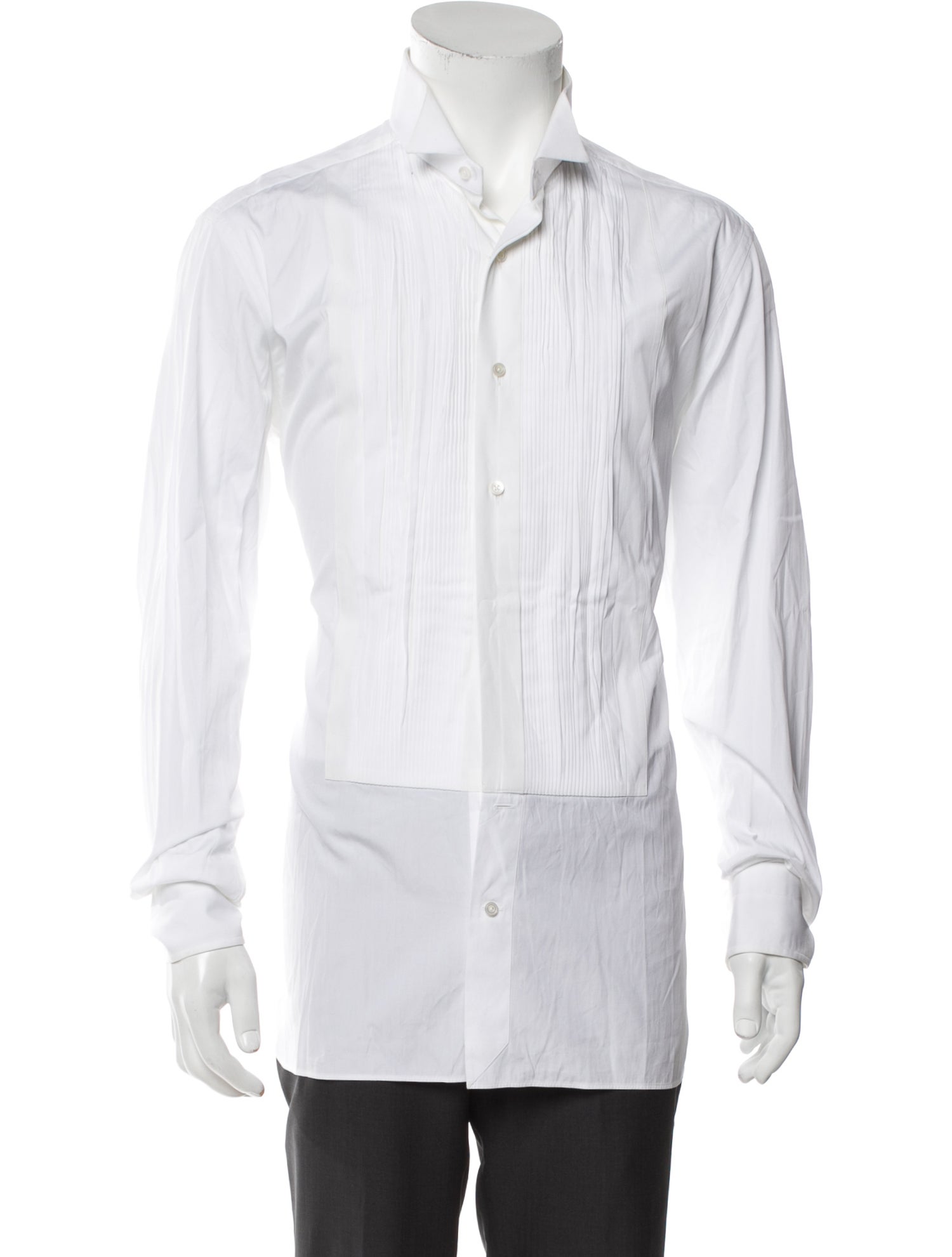 Tom Ford Long Sleeve Tuxedo Shirt