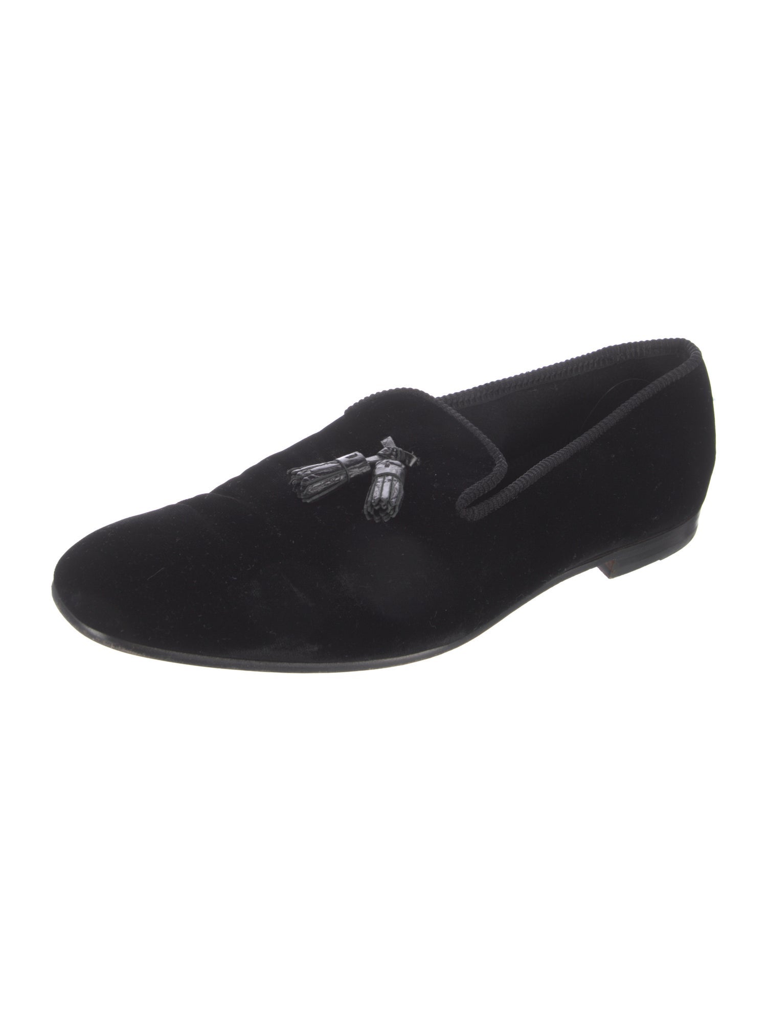 Tom Ford Velvet Tassel Accents Slippers