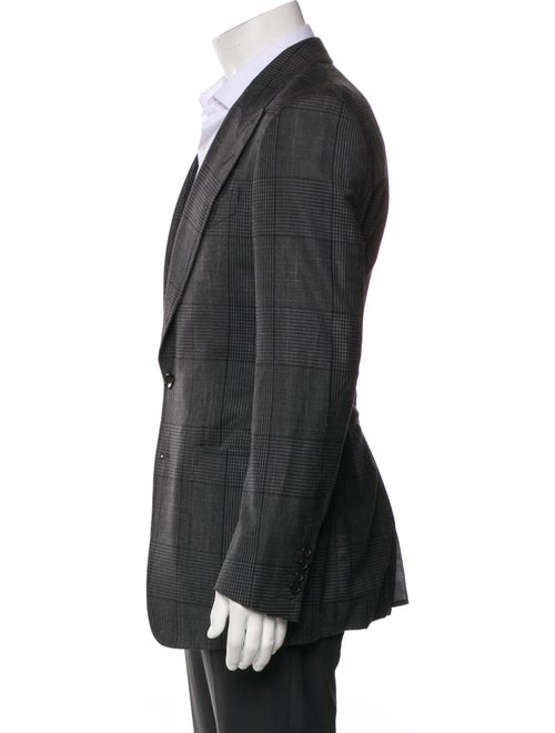 Tom Ford Wool Plaid Print Two-Piece Blazer