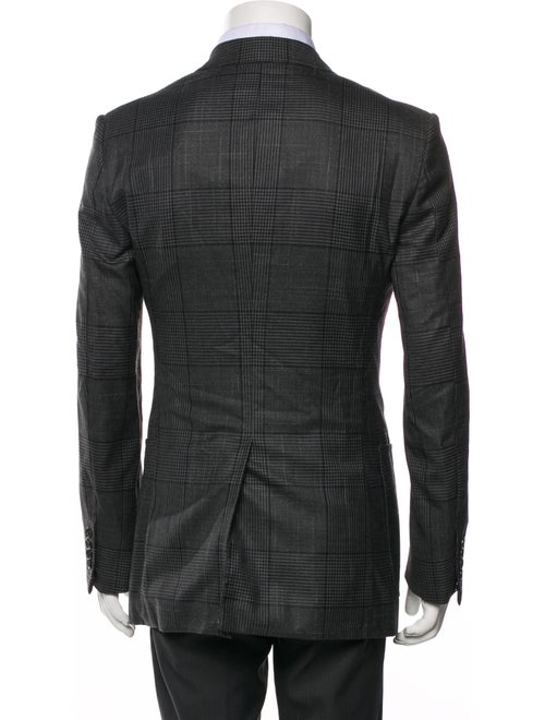 Tom Ford Wool Plaid Print Two-Piece Blazer