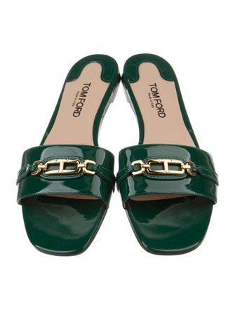 Tom Ford Patent Leather Slides