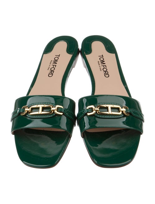Tom Ford Patent Leather Slides