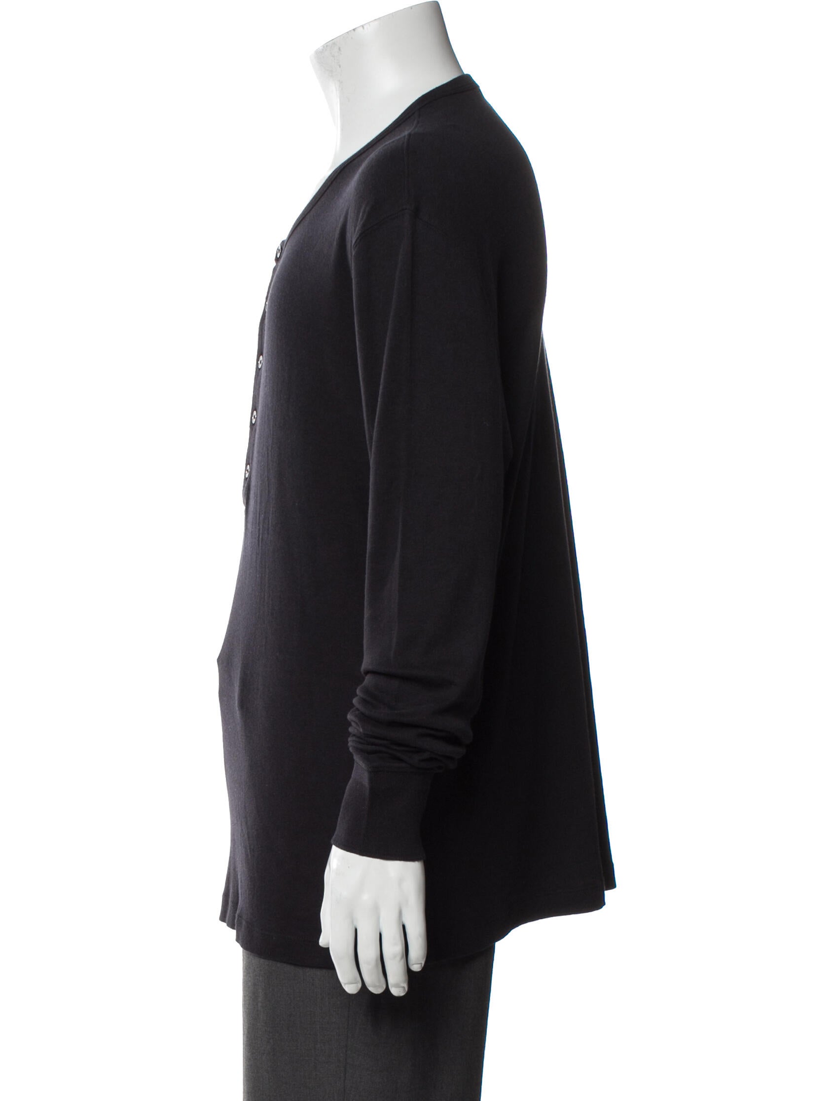 Tom Ford Scoop Neck Long Sleeve Henley