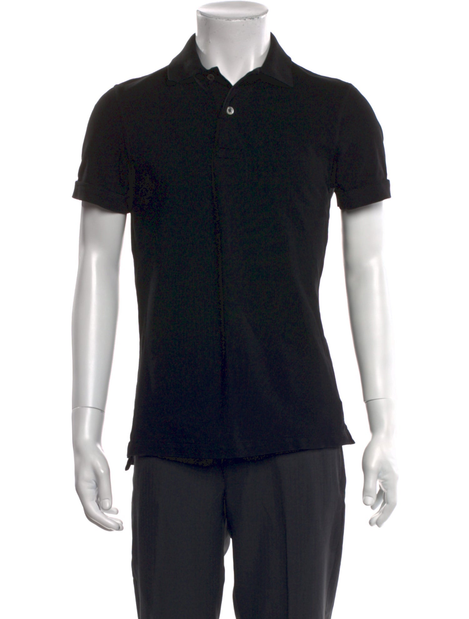 Tom Ford Collar Short Sleeve Polo Shirt