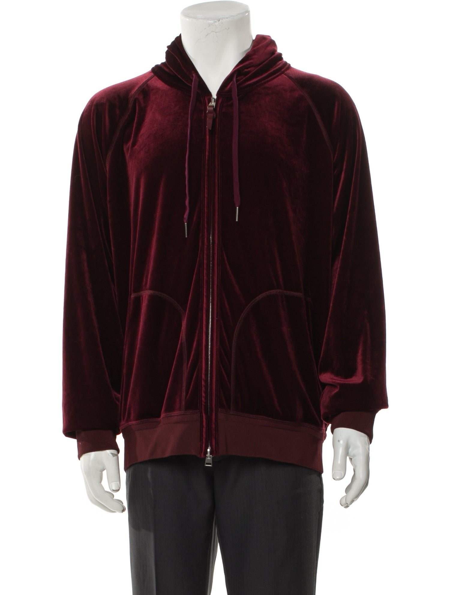 Tom Ford V-Neck Long Sleeve Hoodie