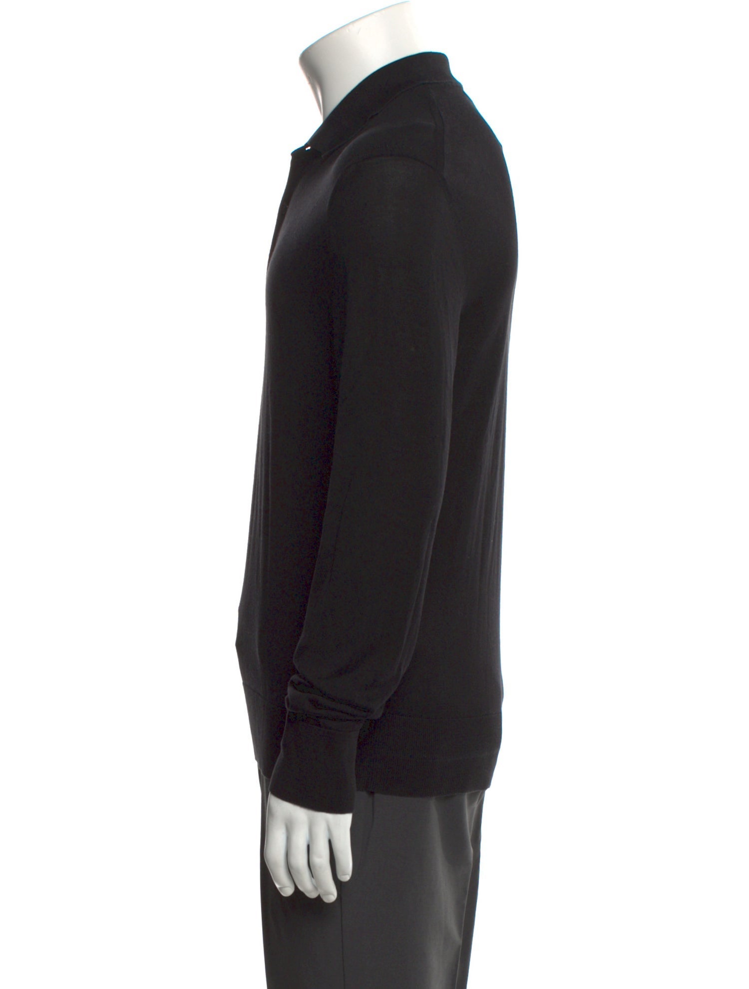 Tom Ford Collar Long Sleeve Polo Shirt