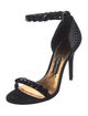 Tom Ford Suede Chain-Link Accents Sandals