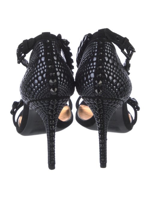 Tom Ford Suede Chain-Link Accents Sandals