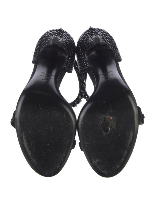 Tom Ford Suede Chain-Link Accents Sandals