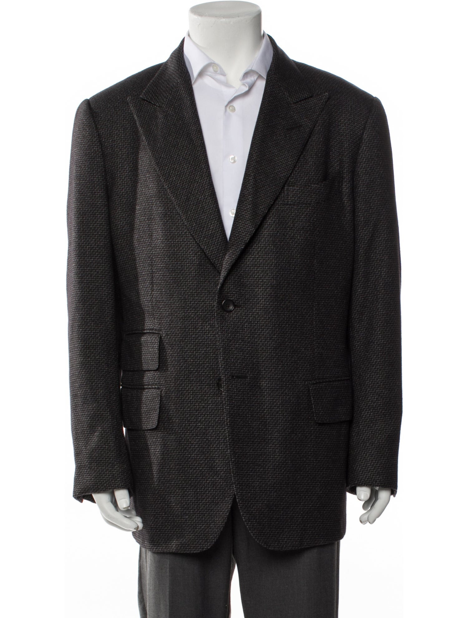 Tom Ford Silk Tweed Pattern Jacket