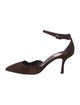 Tom Ford Suede Cutout Accent D'Orsay Pumps