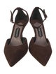 Tom Ford Suede Cutout Accent D'Orsay Pumps