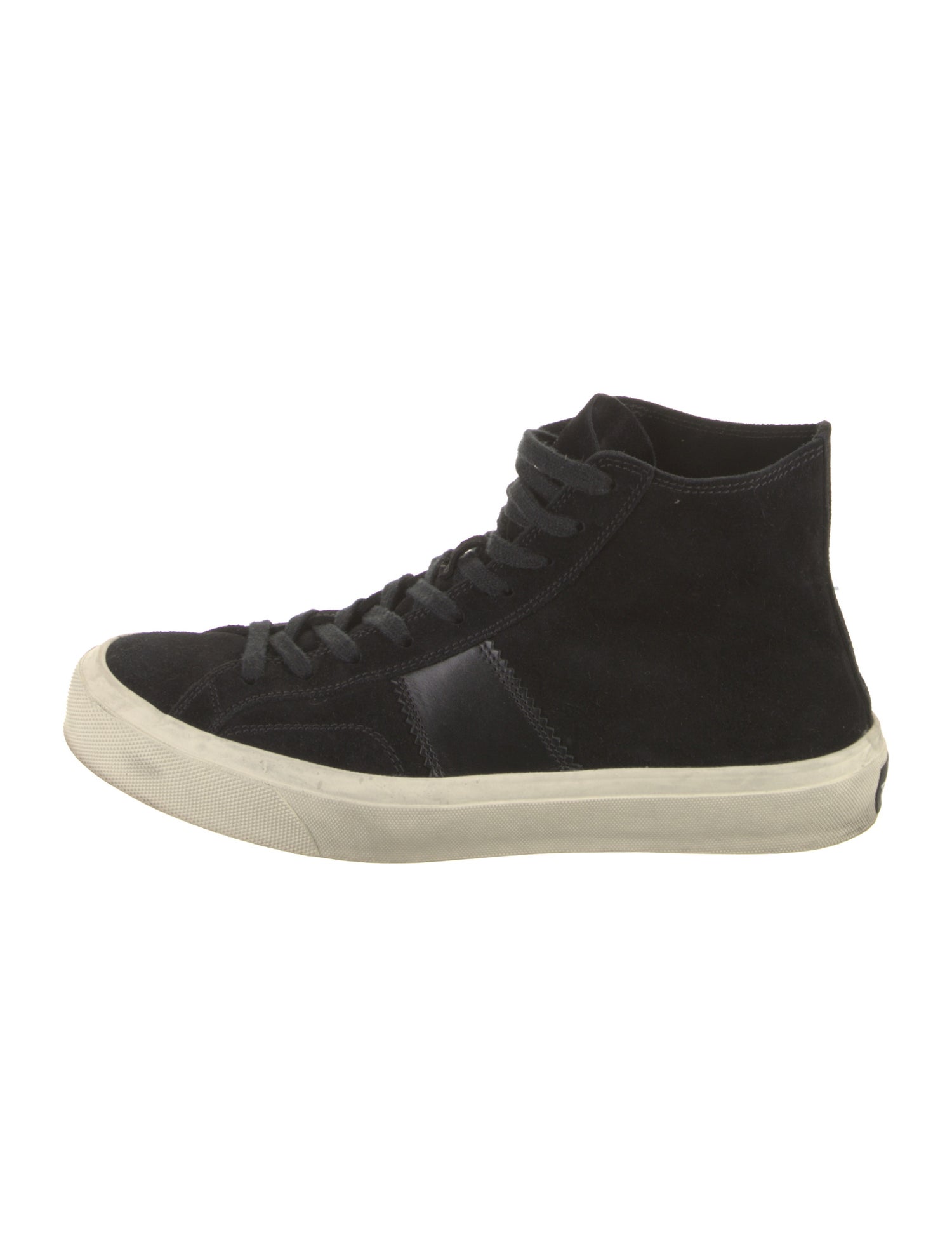 Tom Ford Suede Leather Trim Embellishment Sneakers