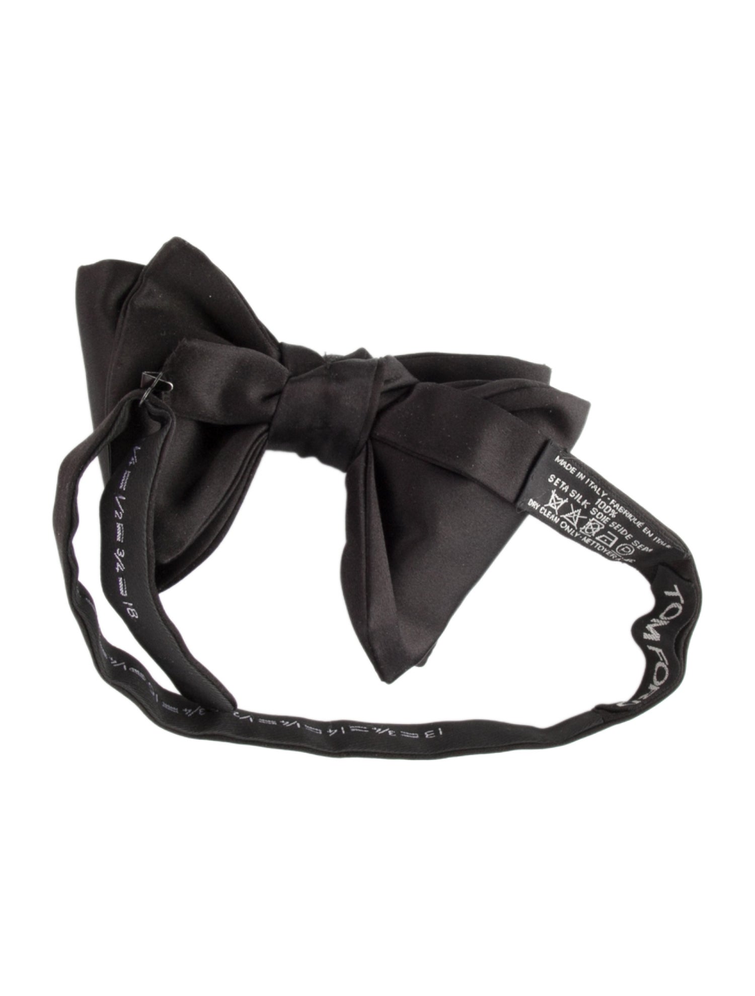 Tom Ford Plain Silk Bow Tie