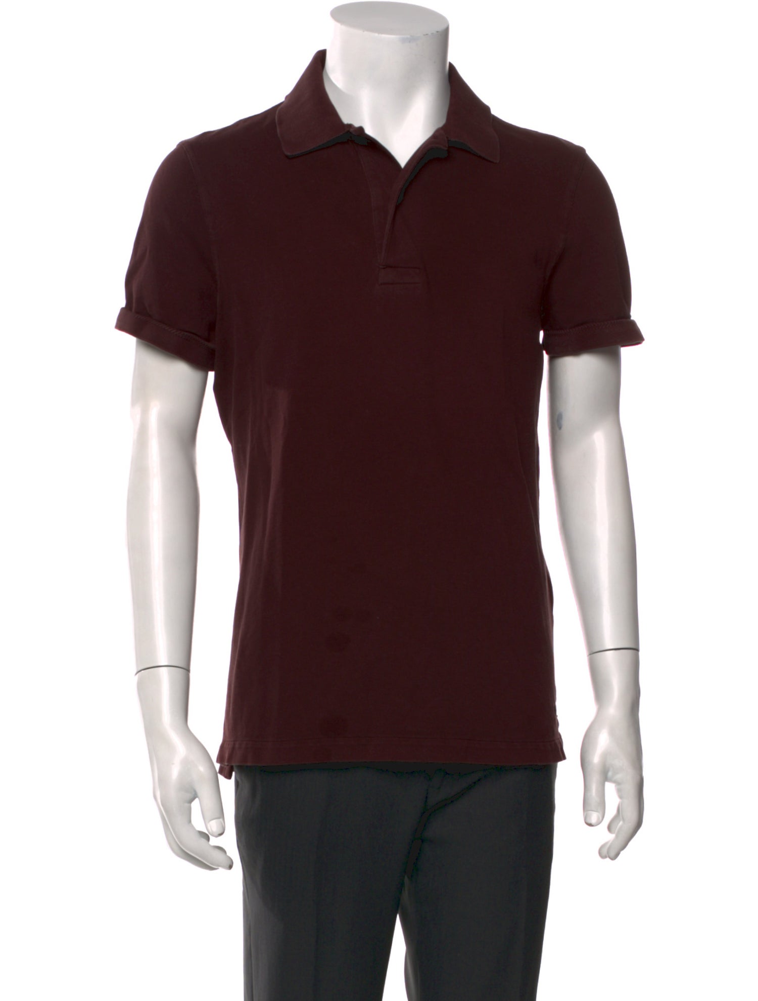 Tom Ford Collar Short Sleeve Polo Shirt