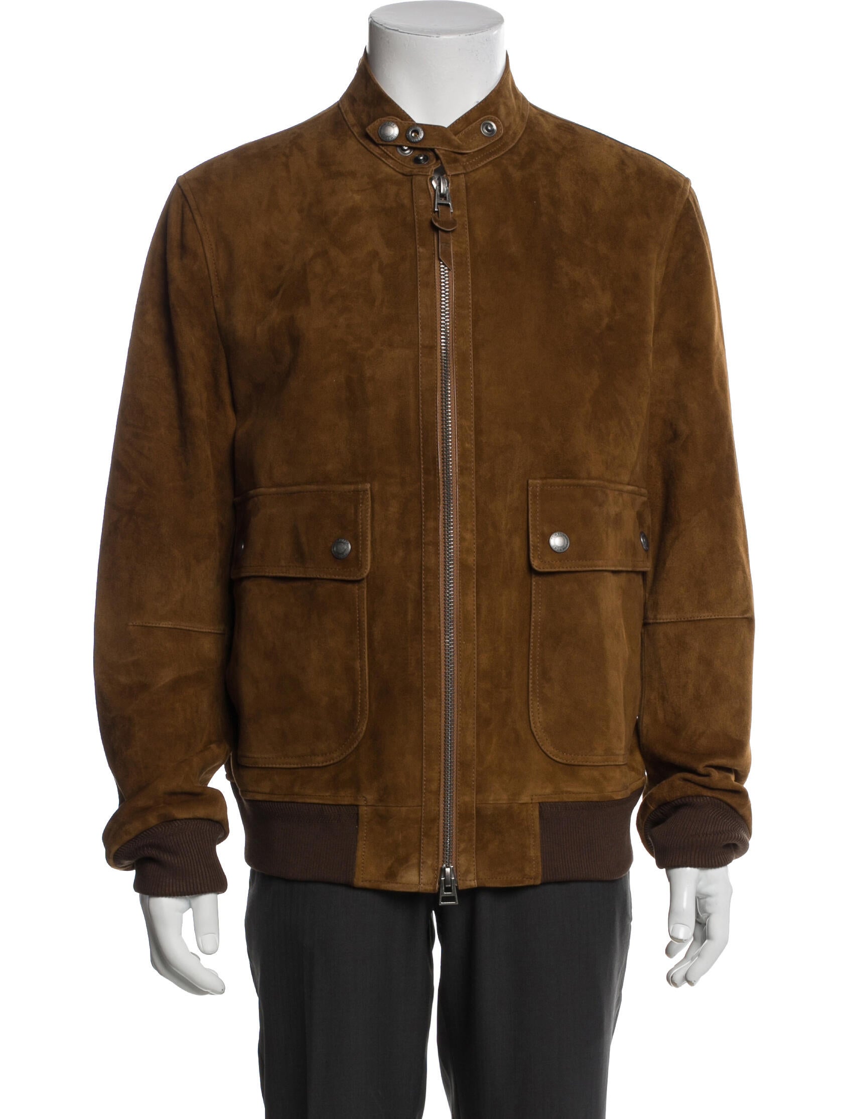 Tom Ford Lamb Leather Utility Jacket