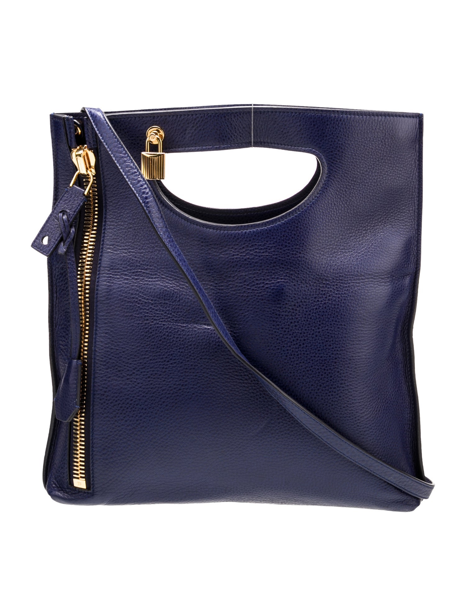 Tom Ford Leather Messenger Bag