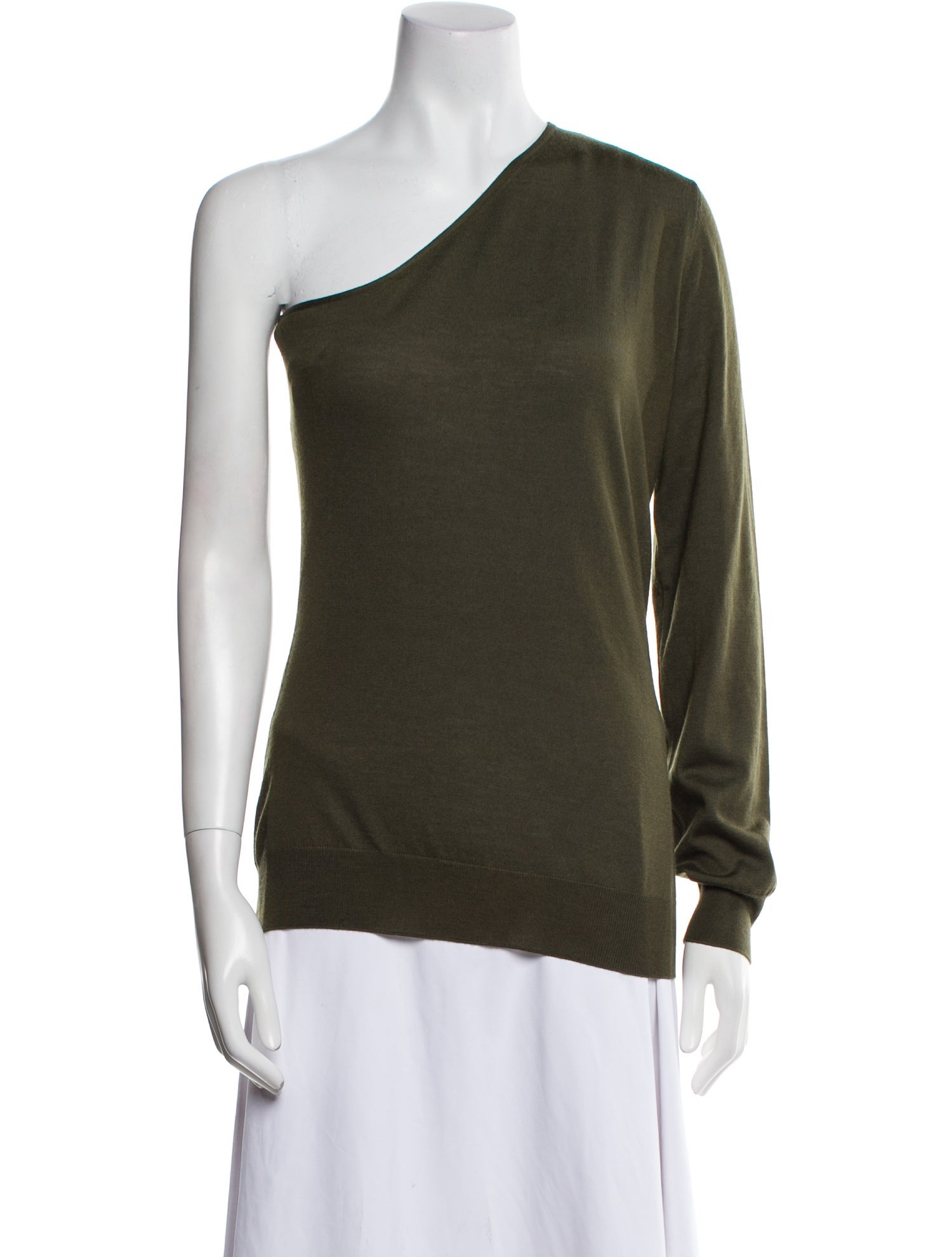 Tom Ford Cashmere One-Shoulder Sweatshirt