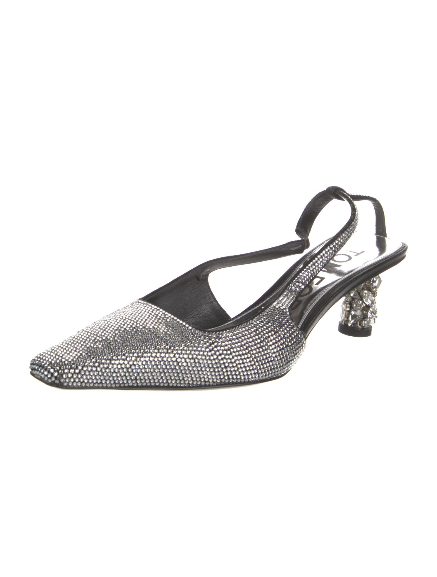 Tom Ford Crystal Embellishments Slingback Pumps