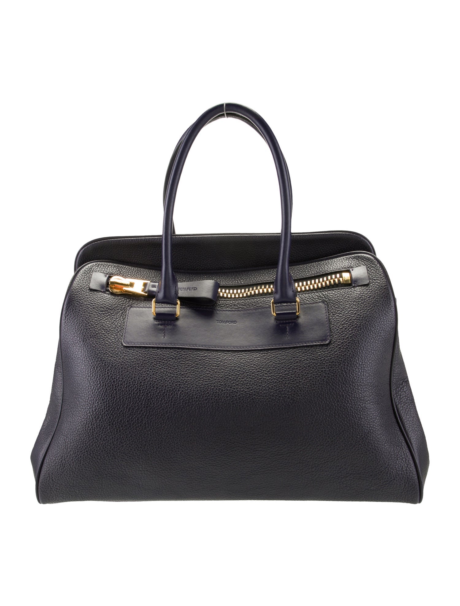 Tom Ford Leather Top Handle Bag