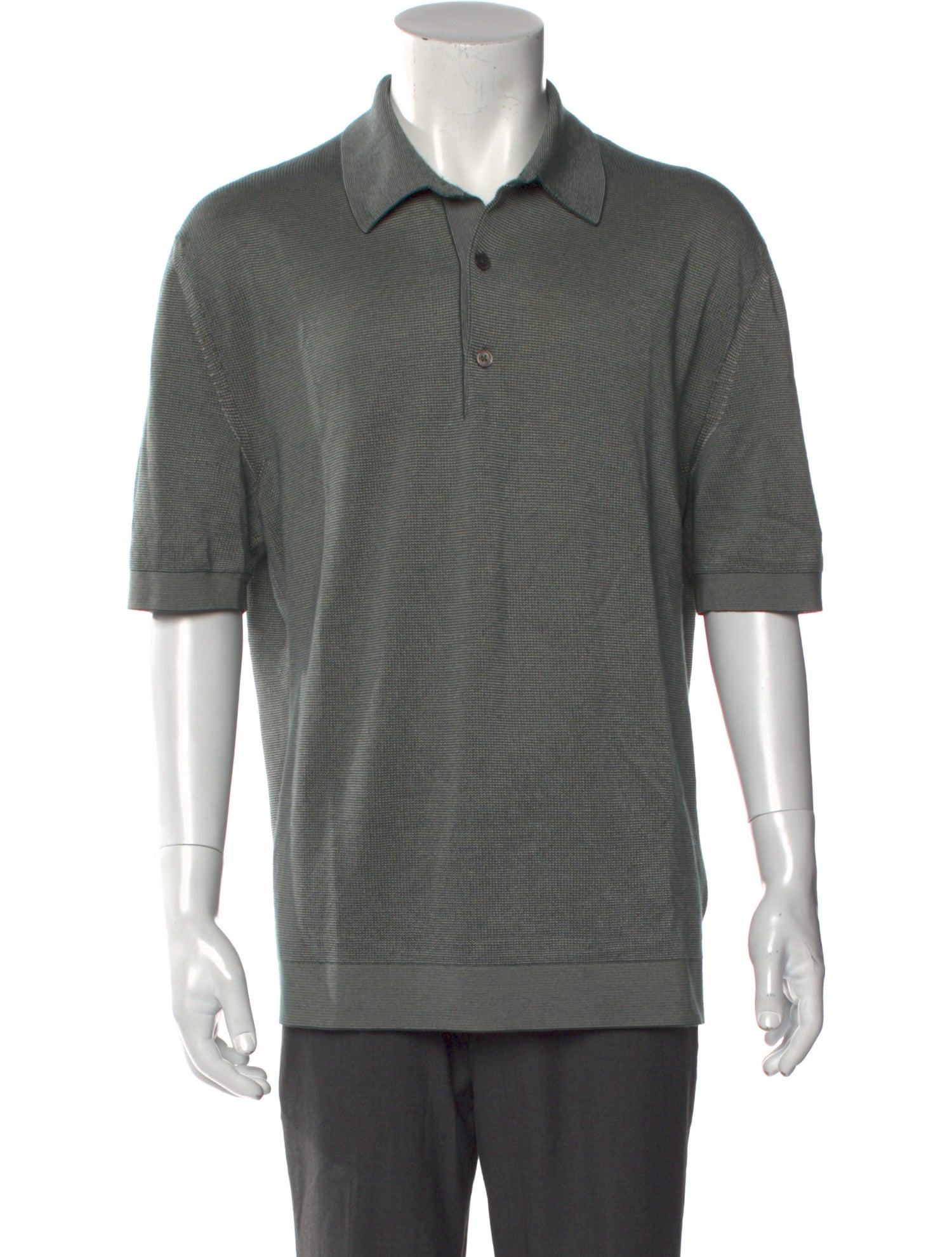 Tom Ford Collar Short Sleeve Polo Shirt