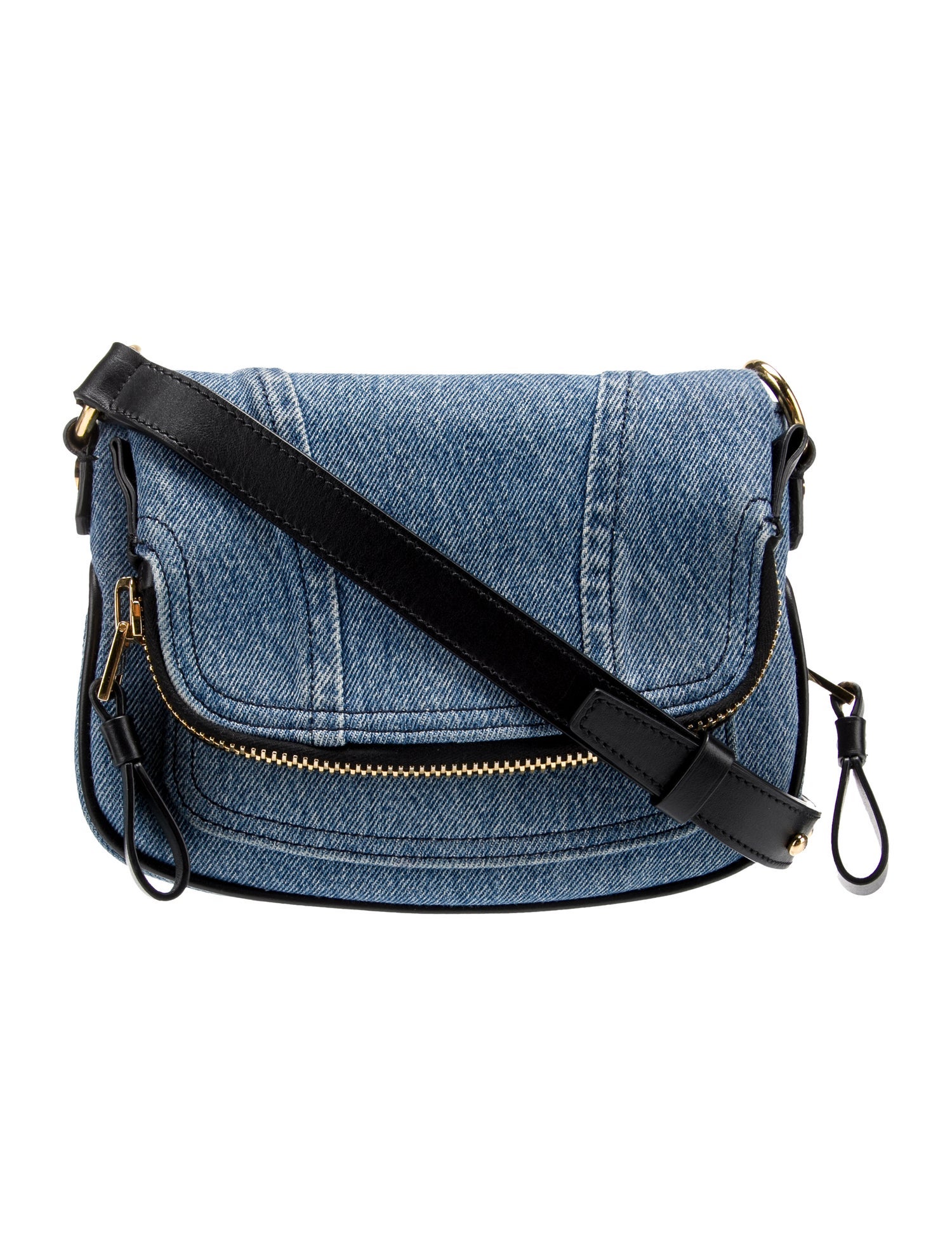 Tom Ford Denim Messenger Bag