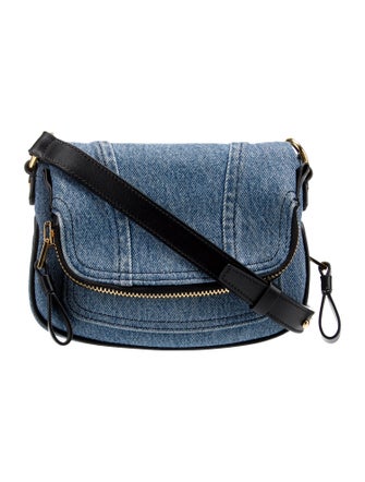 Tom Ford Denim Messenger Bag