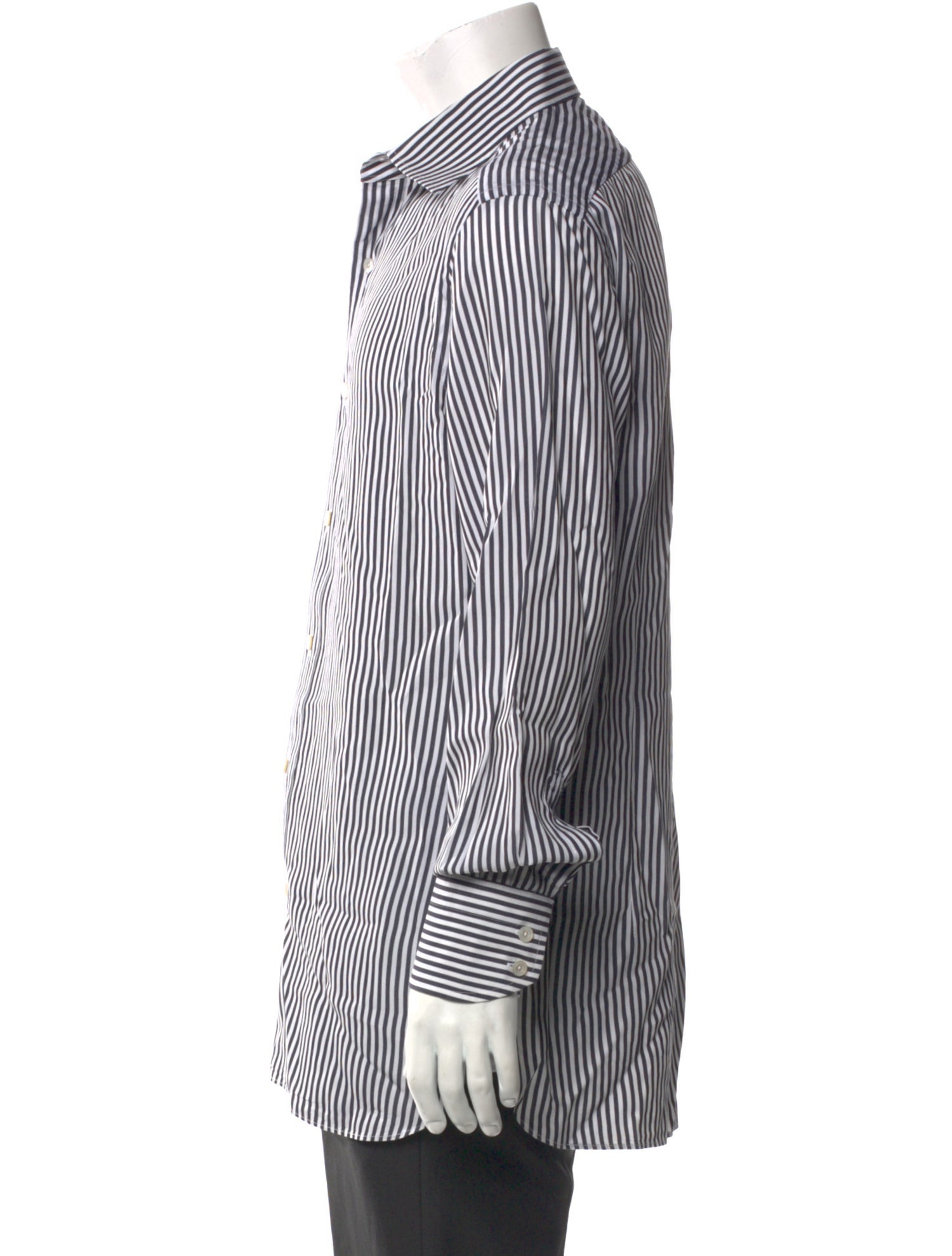 Tom Ford Striped Long Sleeve Dress Shirt