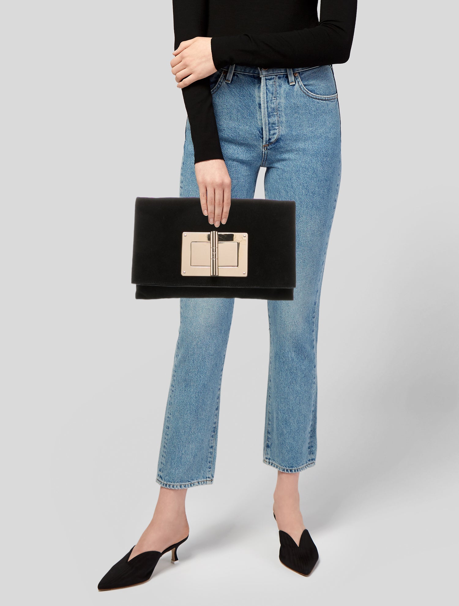 Tom Ford Suede Clutch