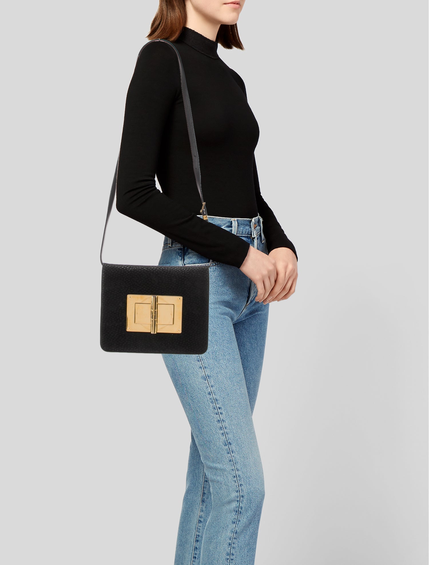 Tom Ford Leather Crossbody Bag