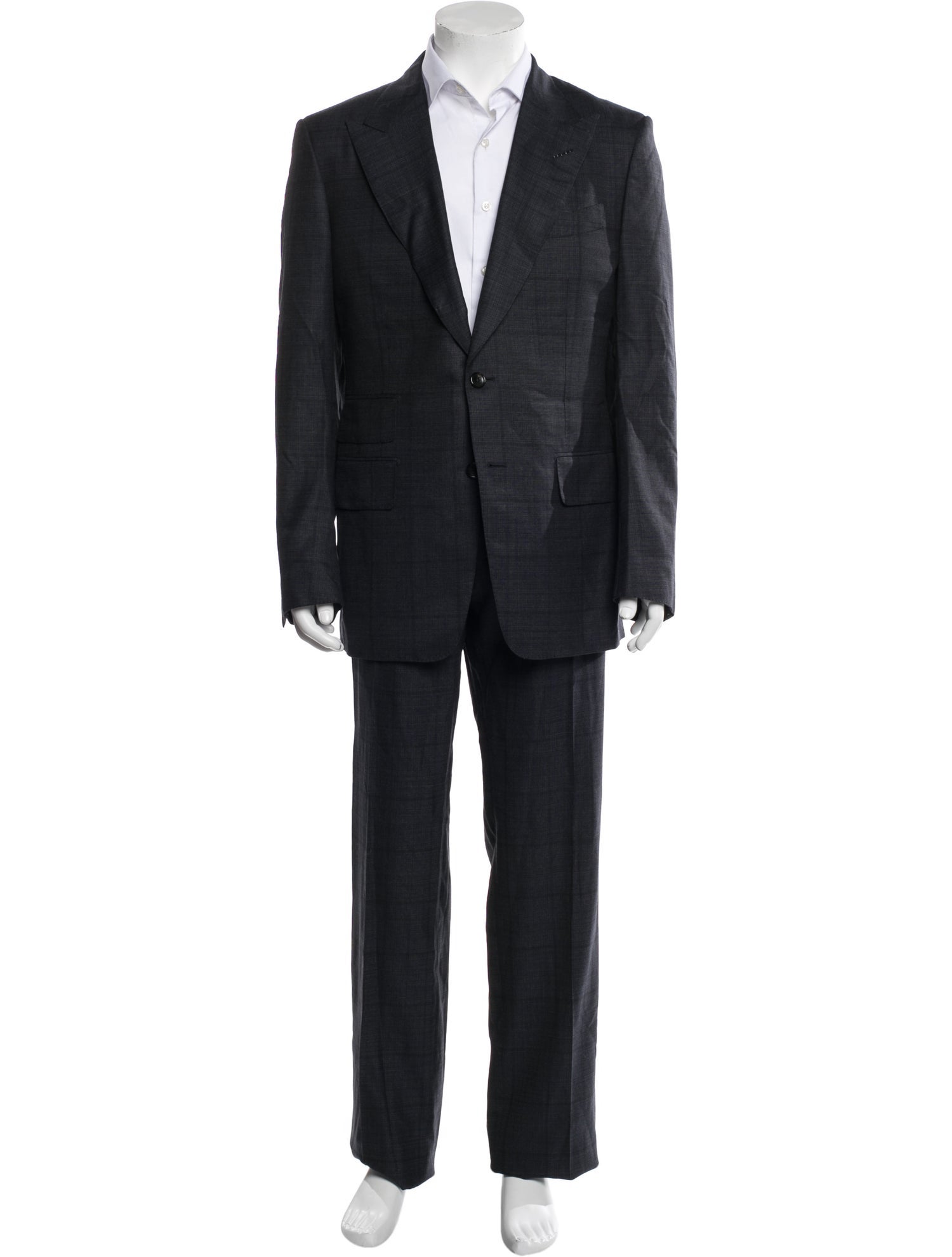 Tom Ford Plaid Print Two-Piece Blazer w/ Tags